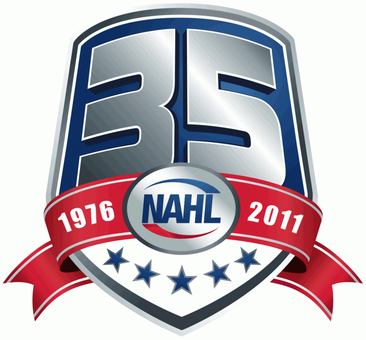 north american hockey league 2011 anniversary logo iron on transfers for clothing